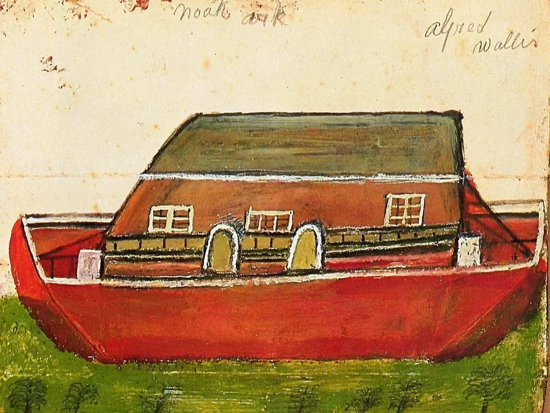 1855-Alfred Wallis - L'arca di Noè